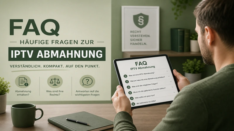 IPTV Abmahnung: Haeufige Fragen